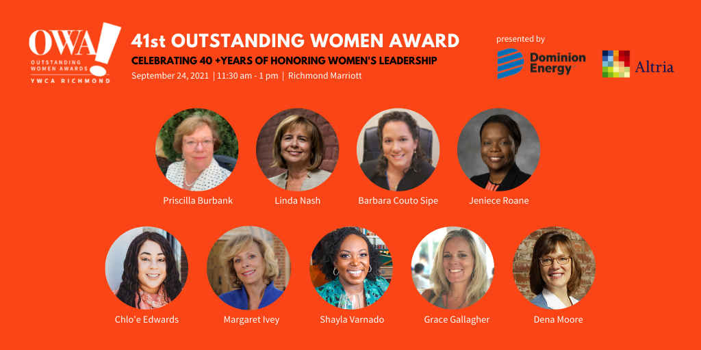 2021 Class of Outstanding Women Awards Honorees