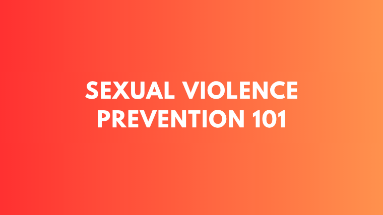 Introducción a la prevención de la violencia sexual
