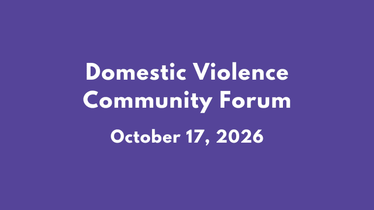 Portada del foro sobre violencia doméstica